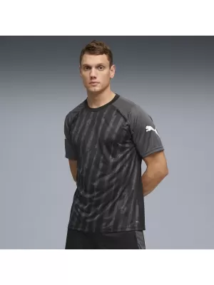 Мъжка функционална тениска PUMA INDIVIDUALLIGA GRAPH JERSEY 660578_03 ПУМА ЧЕРНА/ПУМА БЯЛА