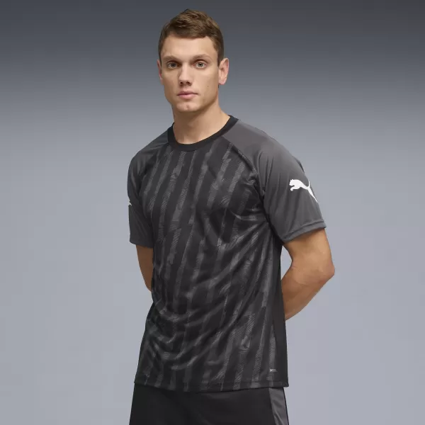  Мъжка функционална тениска PUMA INDIVIDUALLIGA GRAPH JERSEY 660578_03 ПУМА ЧЕРНА/ПУМА БЯЛА 