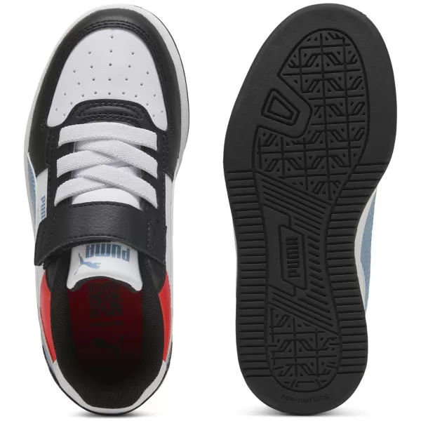  Детски обувки PUMA CAVEN 2.0 BLOCK AC+ PS 394462-17 PUMA БЯЛО/СТУДЕНО СИНЬО/ЧЕРНО 