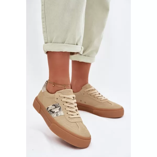  Дамски маратонки BIG STAR TT274298 BEIGE Big Star Shoes 