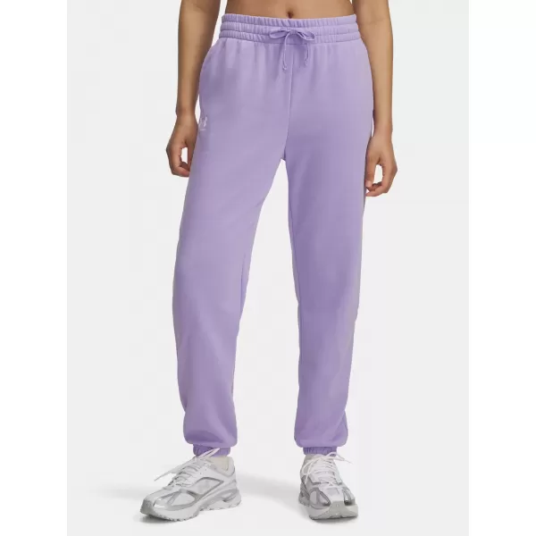  Дамски спортен панталон UNDER ARMOUR UA RIVAL TERRY JOGGERS 1382735-538 ЛИЛАВО 