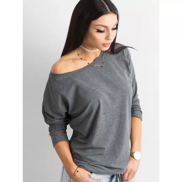 Дамска блуза BASIC FEEL GOOD RV-BZ-4691.36P ТЪМНО СИВО 