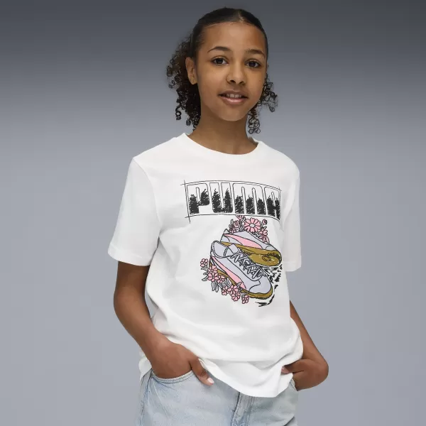  Детска тениска PUMA GRAPHIC TEE 688496-02 БЯЛА ПУМА 