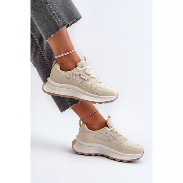  Дамски маратонки BIG STAR NN274A105 BEIGE Big Star Shoes 
