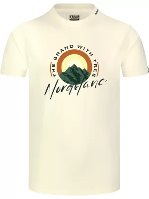 Мъжка тениска NORDBLANC SUNRISE NBSMT8152 БЯЛО