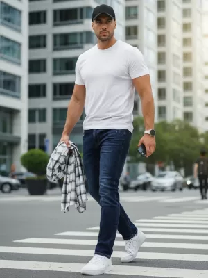 Мъжки панталон DSTREET UX4479 СИНЬО