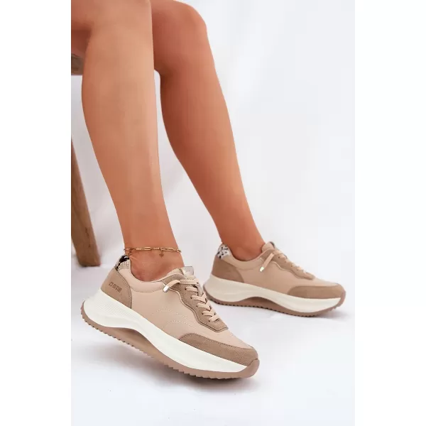  Дамски маратонки BIG STAR RR274A345 BEIGE Big Star Shoes 