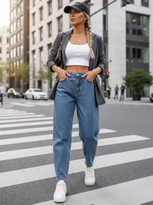 Дамски панталон DSTREET UY2929 СИНЬО