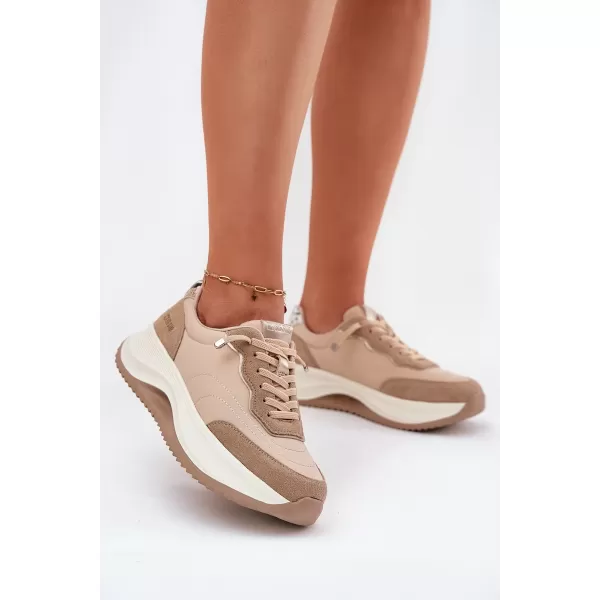  Дамски маратонки BIG STAR RR274A345 BEIGE Big Star Shoes 