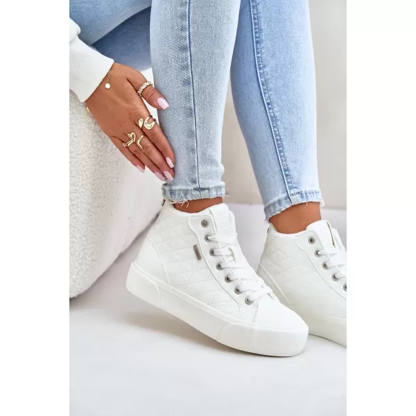  Дамски маратонки BIG STAR OO274A479 WHITE Big Star Shoes 