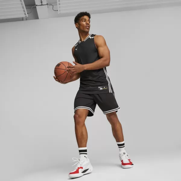  Мъжка функционална тениска PUMA HOOPS TEAM GAME JERSEY 676628-01 ПУМА ЧЕРНА 