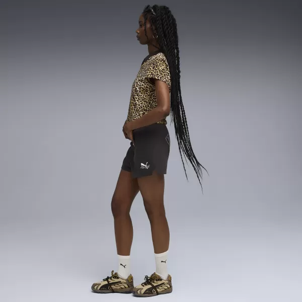  Дамска тениска PUMA X A$AP ROCKY BABY TEE 636099-05 ТОПЛО БЕЖОВО/АОП 