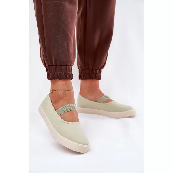 Дамски маратонки BIG STAR NN274604 GREEN Big Star Shoes 