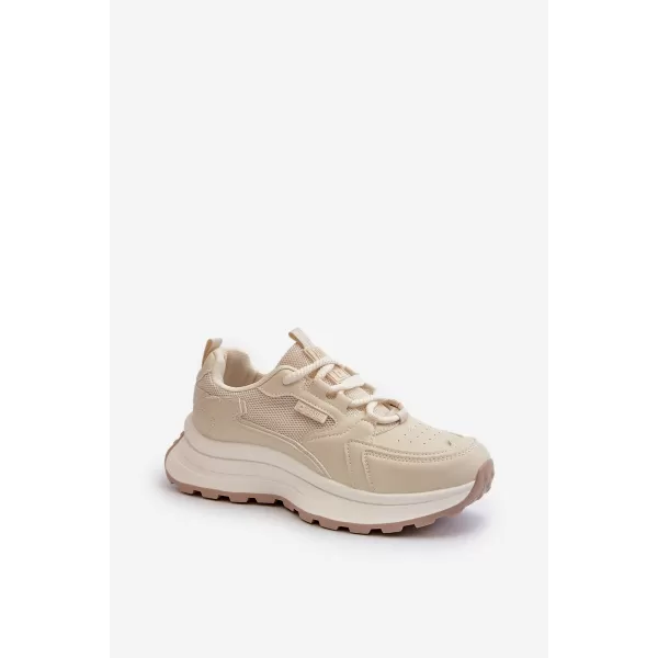  Дамски маратонки BIG STAR NN274A105 BEIGE Big Star Shoes 