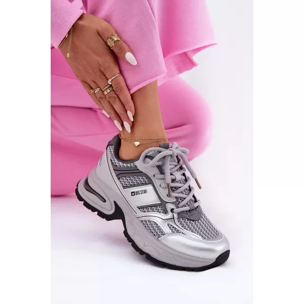  Дамски маратонки BIG STAR RR274A193 GREY Big Star Shoes 