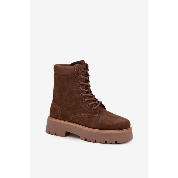  Дамски обувки BIG STAR SS274792 BROWN/BEIGE Big Star Shoes 