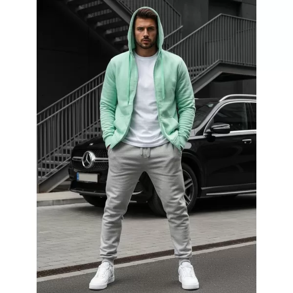  Мъжки суичър DSTREET BX5231 СВЕТЛО ЗЕЛЕНО 