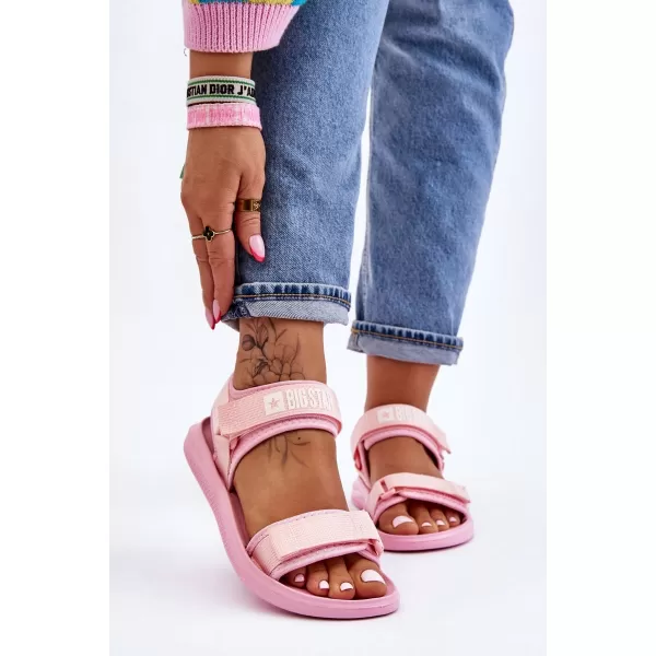  Дамски сандали BIG STAR LL274729 PINK Big Star Shoes 