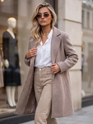 Дамско палто DSTREET NY0815 ФАНГО
