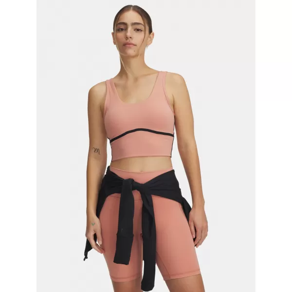  Дамски потник UNDER ARMOUR MERIDIAN PIPED CROP TANK 6003529-696 РОЗОВО 