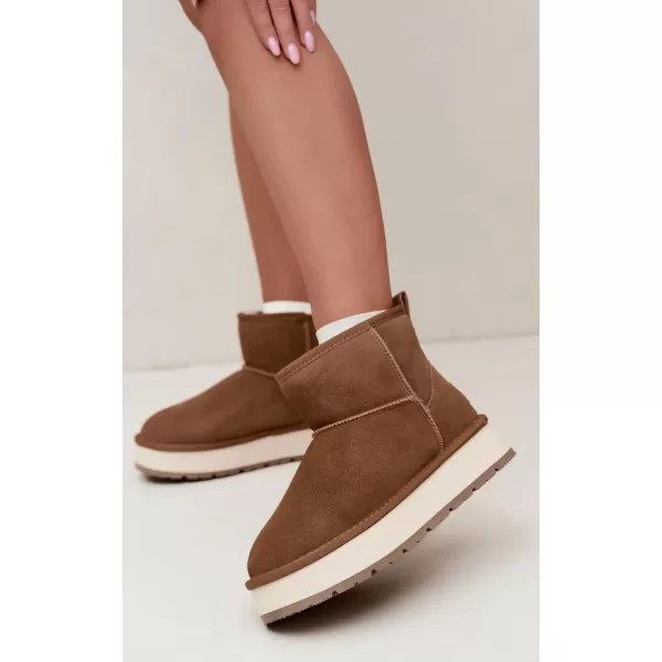  Дамски обувки BIG STAR SHOES UU274692 КАФЯВО/БЕЖОВО 