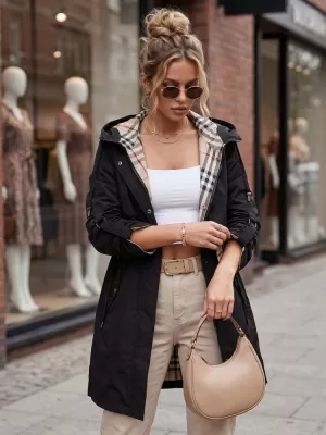 Дамско яке DSTREET TY5833 ЧЕРЕН