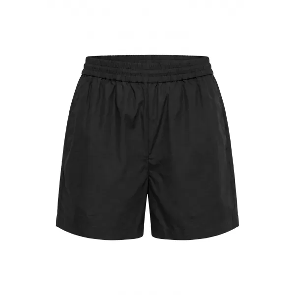  Дамски шорти URBAN CLASSICS TB8281-00007 ЧЕРЕН 