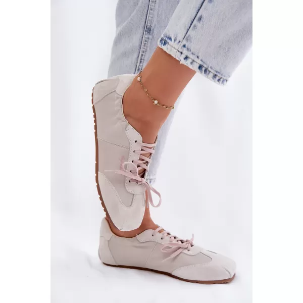  Дамски кецове BIG STAR SHOES TT274599 БЕЖОВО 