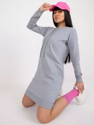 Рокля BASIC FEEL GOOD AP-SK-A-006.73 СИВО