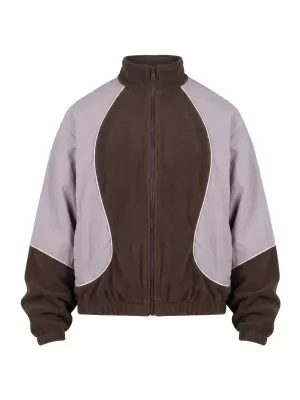 Мъжко анцуг яке URBAN CLASSICS TB8602-23085 КАФЯВО/БЛЕДО ЛИЛАВО