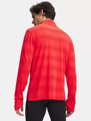 Мъжка тениска UNDER ARMOUR VELOCITI 1/4 ZIP 6010887-713 ЧЕРВЕНО