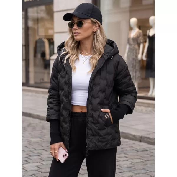  Дамско яке DSTREET TY5871 ЧЕРЕН 