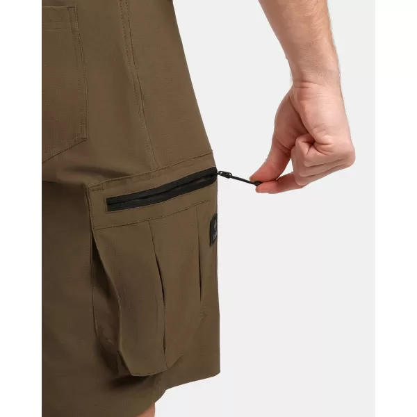  Мъжки шорти KILPI ASHER-M 1M0409KI КАКИ 