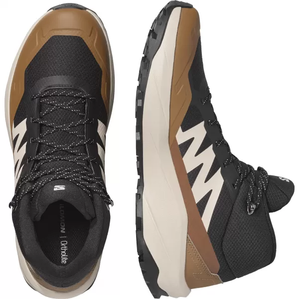  Мъжки обувки SALOMON OUTSCAPE MID GTX L45410800 ЧЕРНО/ДЪЖДОВЕН ДЕН/КОЙОТСКО КАФЯВО 