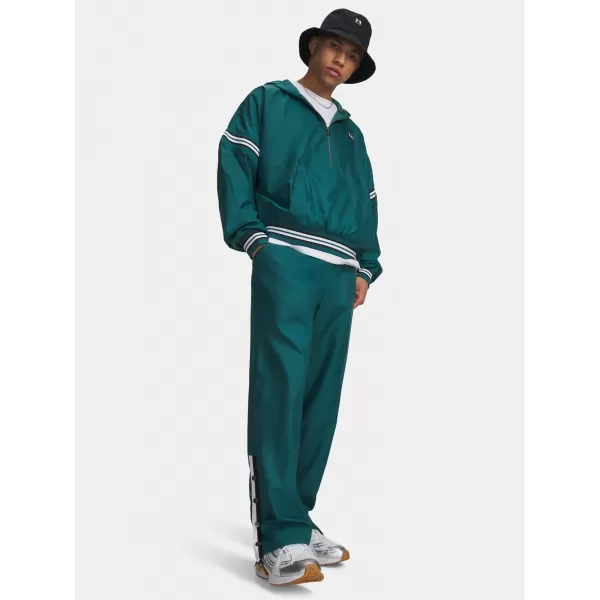  Мъжки панталон UNDER ARMOUR UA ICON SW WOVEN PANTS 6009445-338 ЗЕЛЕНО 