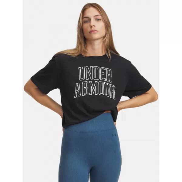  Дамска тениска UNDER ARMOUR RIVAL OS CAMPUS TEE 6007883-001 ЧЕРЕН 