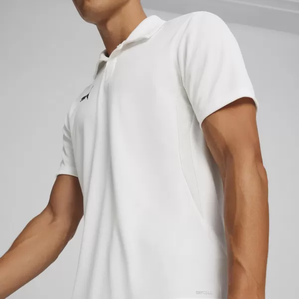  Мъжка тениска с яка PUMA TEAMGOAL POLO 658771-04 ПУМА БЯЛО/ЧЕРНО/СИВО КАТО ПЕРА 