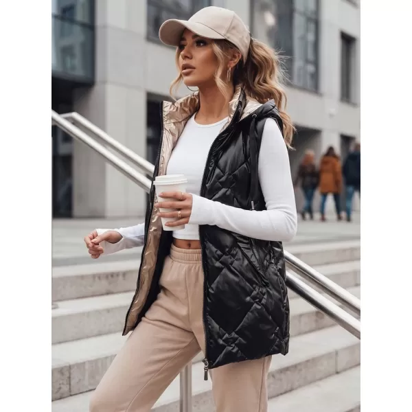 Дамски елек DSTREET TY5904 ЧЕРЕН 