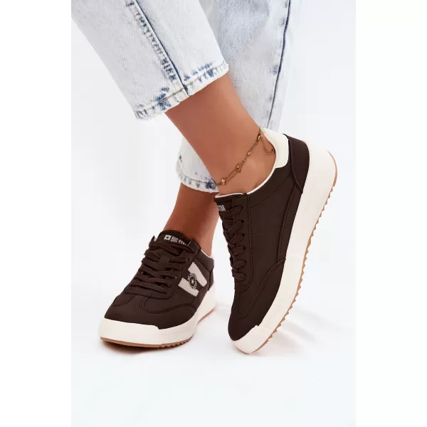  Дамски кецове BIG STAR SHOES UU274024 КАФЯВО/БЕЖОВО 
