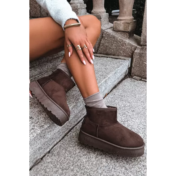  Дамски обувки BIG STAR SHOES UU274223 КАФЯВИ/БЕЖОВИ СЕНКИ 