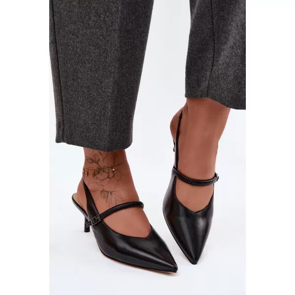  Дамски сандали D&A CR61-3046 ЧЕРЕН 