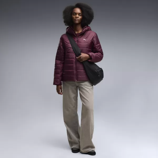  Дамско яке PUMA ESS HOODED PADDED JACKET 68523124 РУБИН НОАР 