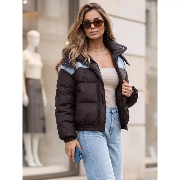  Дамско яке DSTREET TY6088 КАФЯВО 