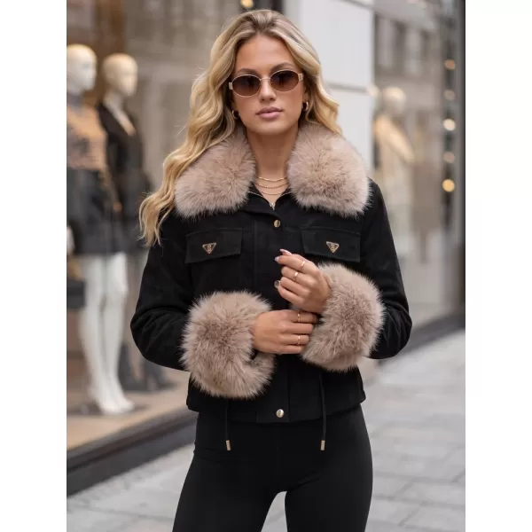  Дамско яке DSTREET TY5703 ЧЕРЕН 