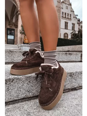 Дамски обувки BIG STAR SHOES UU274188 КАФЯВИ/БЕЖОВИ СЕНКИ