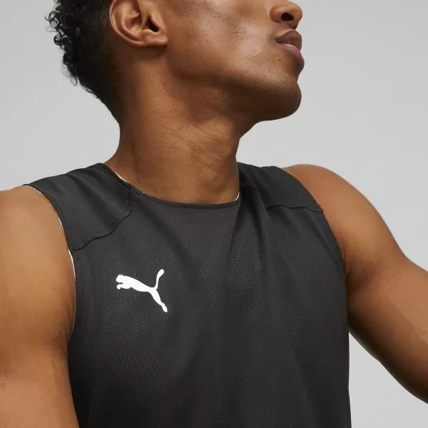  Мъжко двустранно трико PUMA REVERSIBLE PRACTICE JERSEY 676640-01 ПУМА ЧЕРНА 