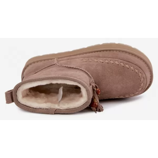  Дамски обувки BIG STAR SHOES UU274679 БЕЖОВО 