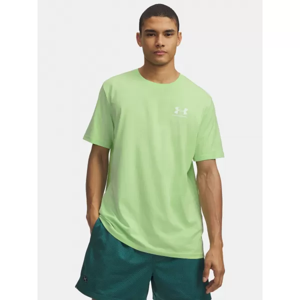  Мъжка тениска UNDER ARMOUR M SPORTSTYLE LC SS 1326799-712 ЗЕЛЕНО 