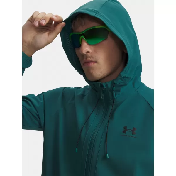  Мъжко яке UNDER ARMOUR VIBE WOVEN JACKET 6003001-338 ЗЕЛЕНО 