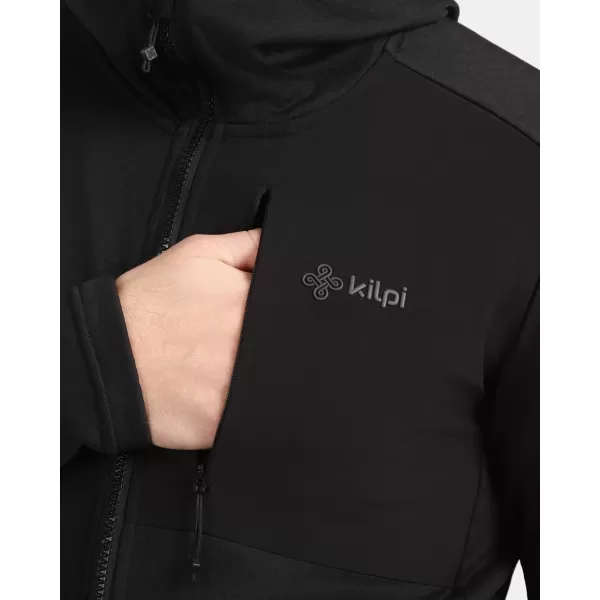  Мъжки поларен суичър KILPI SEVELEN-M 1M0202KI ЧЕРЕН 